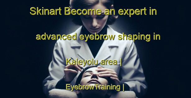 Skinart Become an expert in advanced eyebrow shaping in Kaleyolu area | EyebrowTraining | EyebrowClasses | SkinartTraining-Turkey
